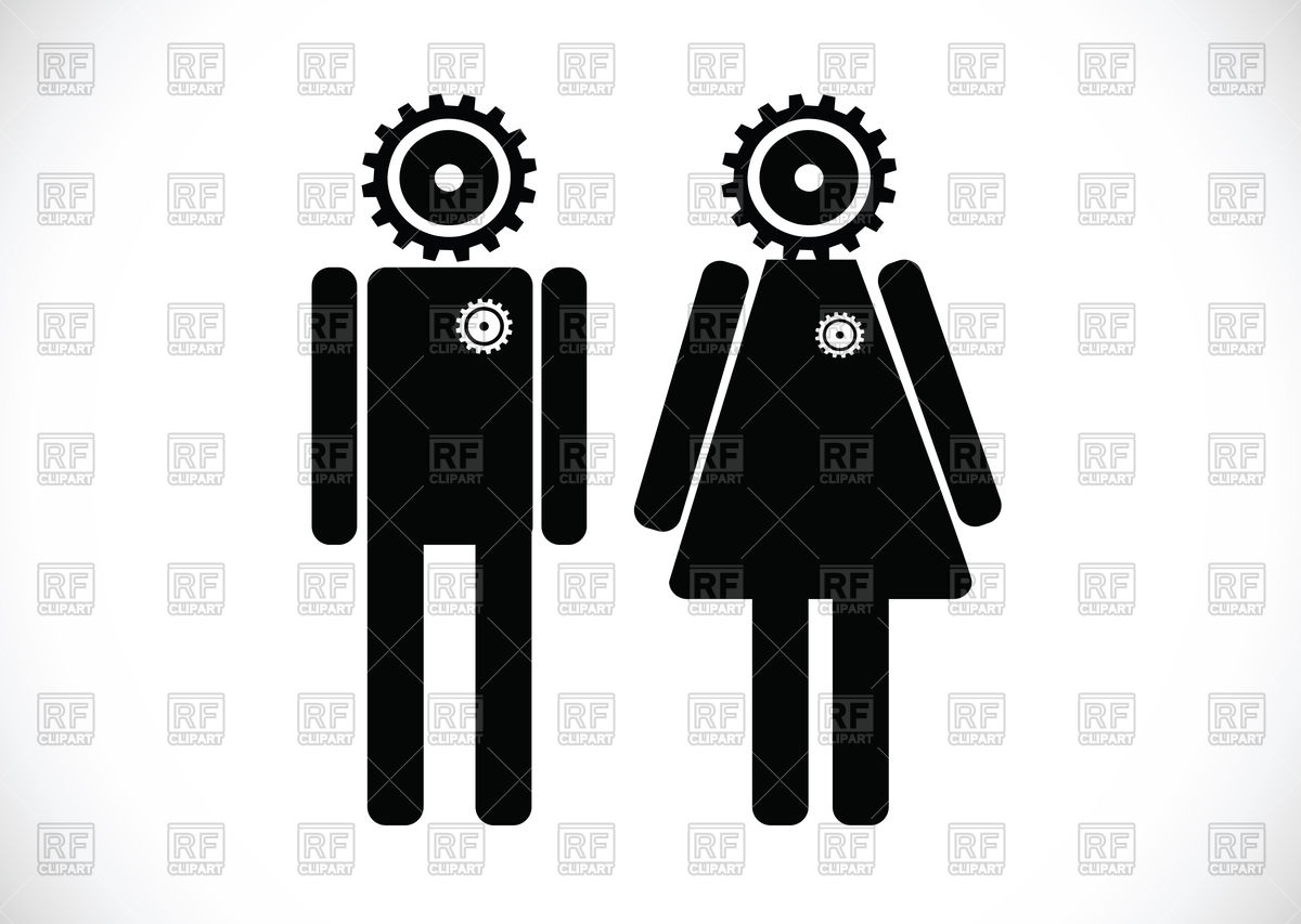 1200x853 Pictogram With Man An Woman Sign, Toilet Sign Or Restroom Icon
