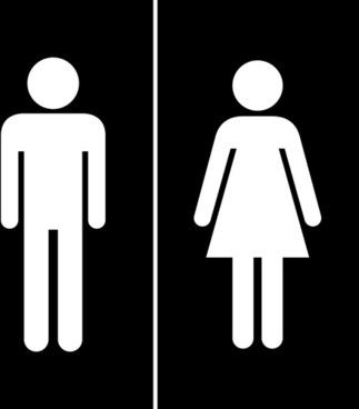 323x368 Toilet Signs Vector Free Vector Download