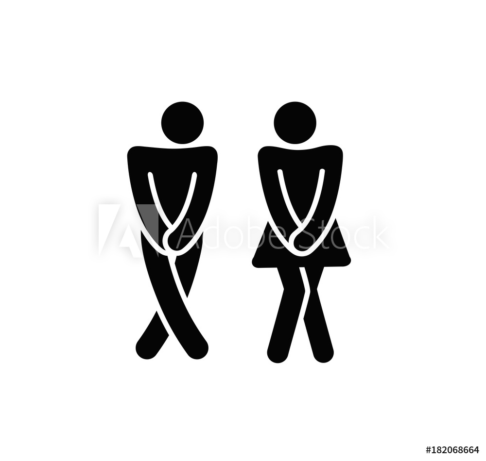 1000x950 Photo Art Print Funny Wc Restroom Symbols Vector Europosters