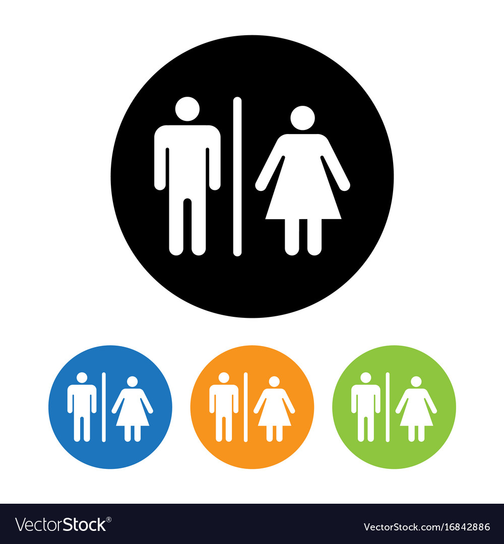1000x1080 Restroom Icon Vector