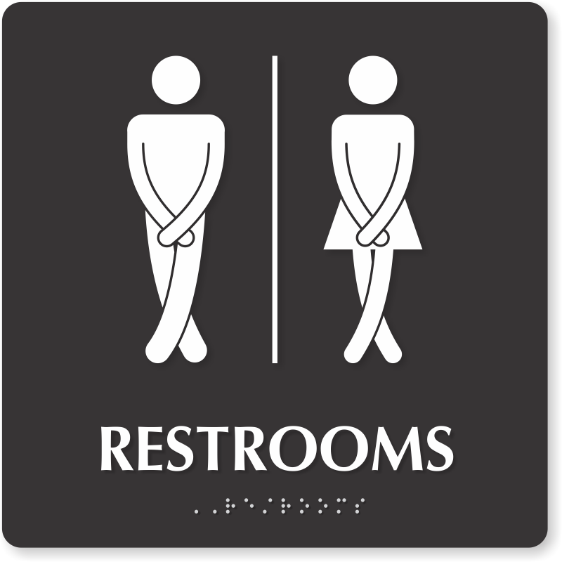 Restroom Sign Vector