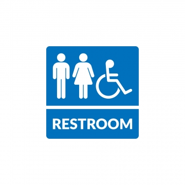 360x360 Restroom Sign Png, Vector, And Clipart With Transparent