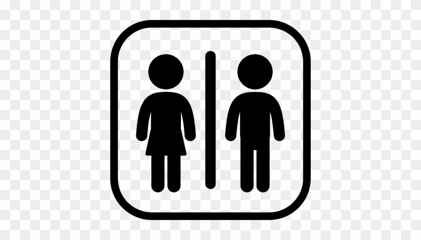 840x480 Restroom Sign Vector
