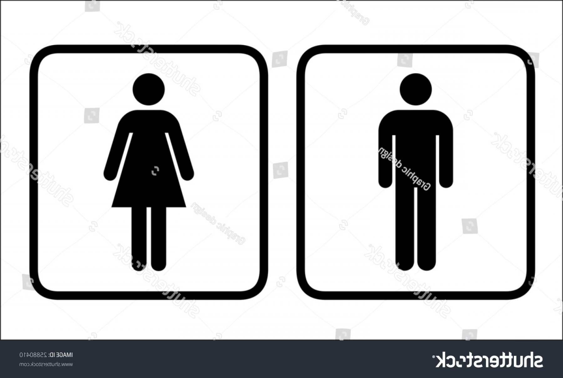 1800x1207 Restroom Signs Vector Men Women Stock Vector Soidergi