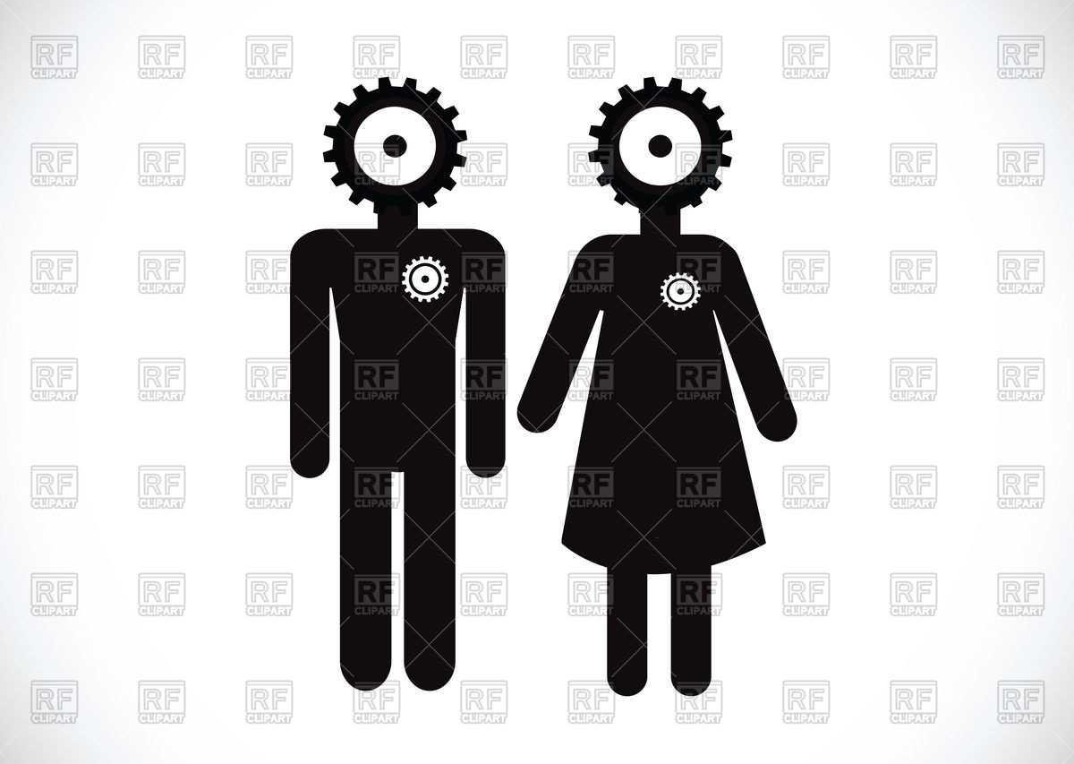 1200x853 Pictogram Abstract Man Woman Icons, Toilet Sign Vector Image