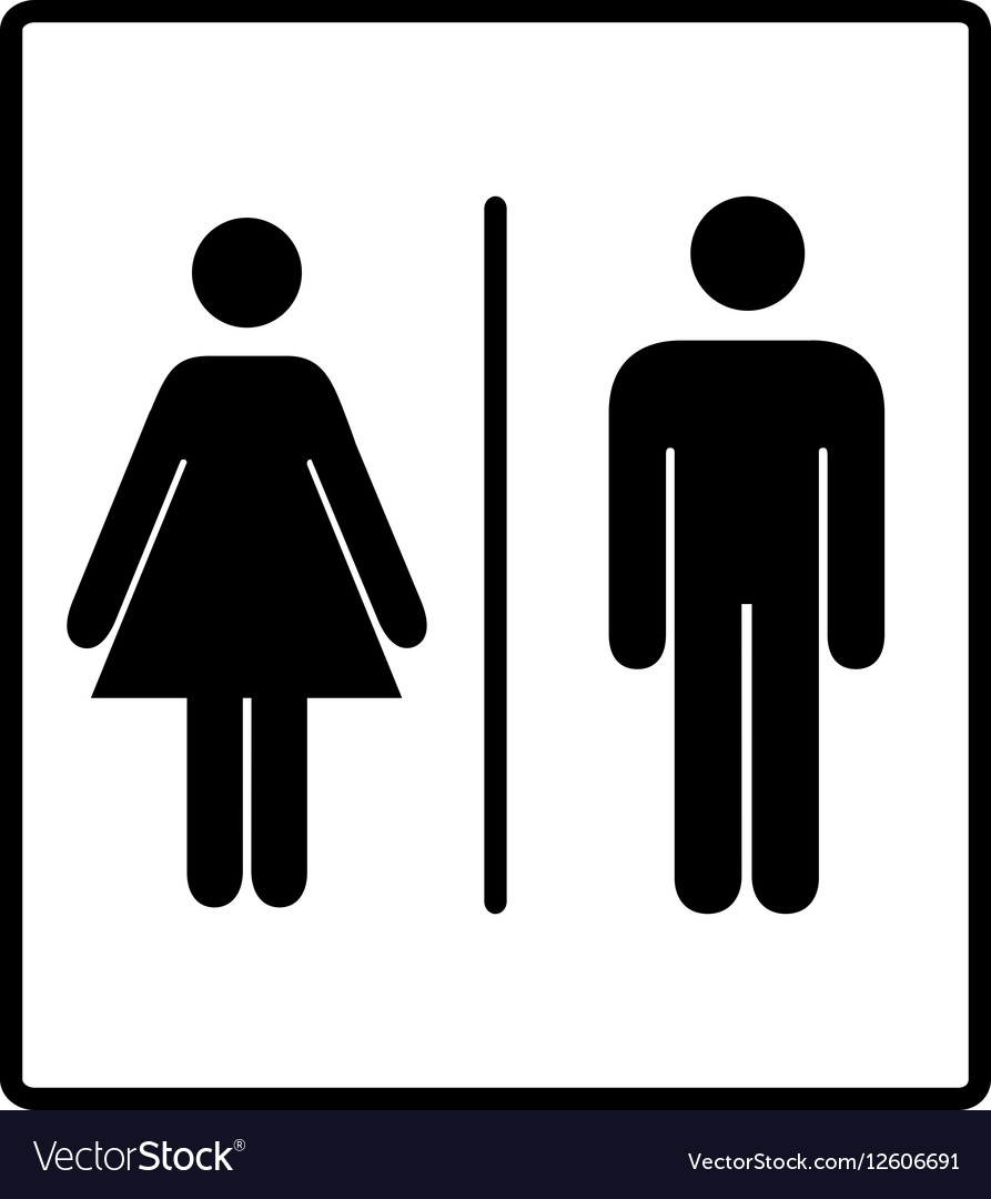 Restroom Symbol Vector at Vectorified.com | Collection of Restroom ...