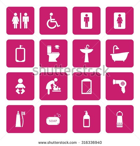 450x470 Restroom Icon Vector