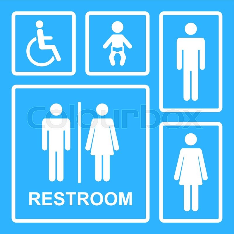 800x800 Restroom Icons Vector Restroom Icons Stock Vector Colourbox