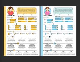 255x200 Resume Free Vector Art