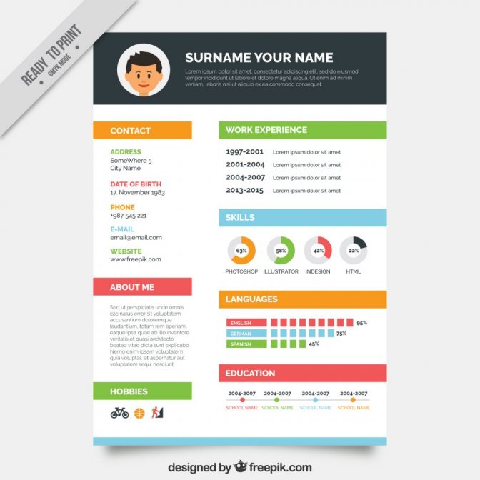 672x672 Interesting Resume Template Curbshoppe