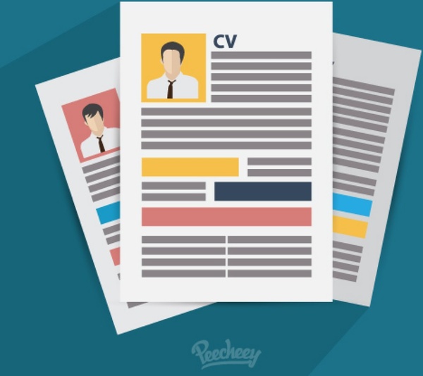 resume format vector