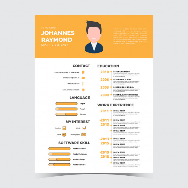 Resume Vector at Vectorified.com | Collection of Resume Vector free for ...