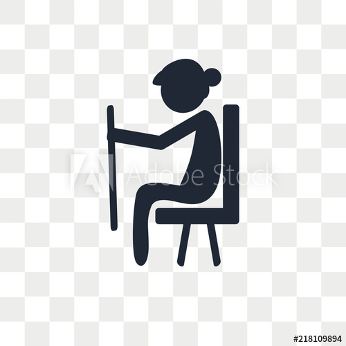 500x500 Retirement Vector Icon Isolated On Transparent Background