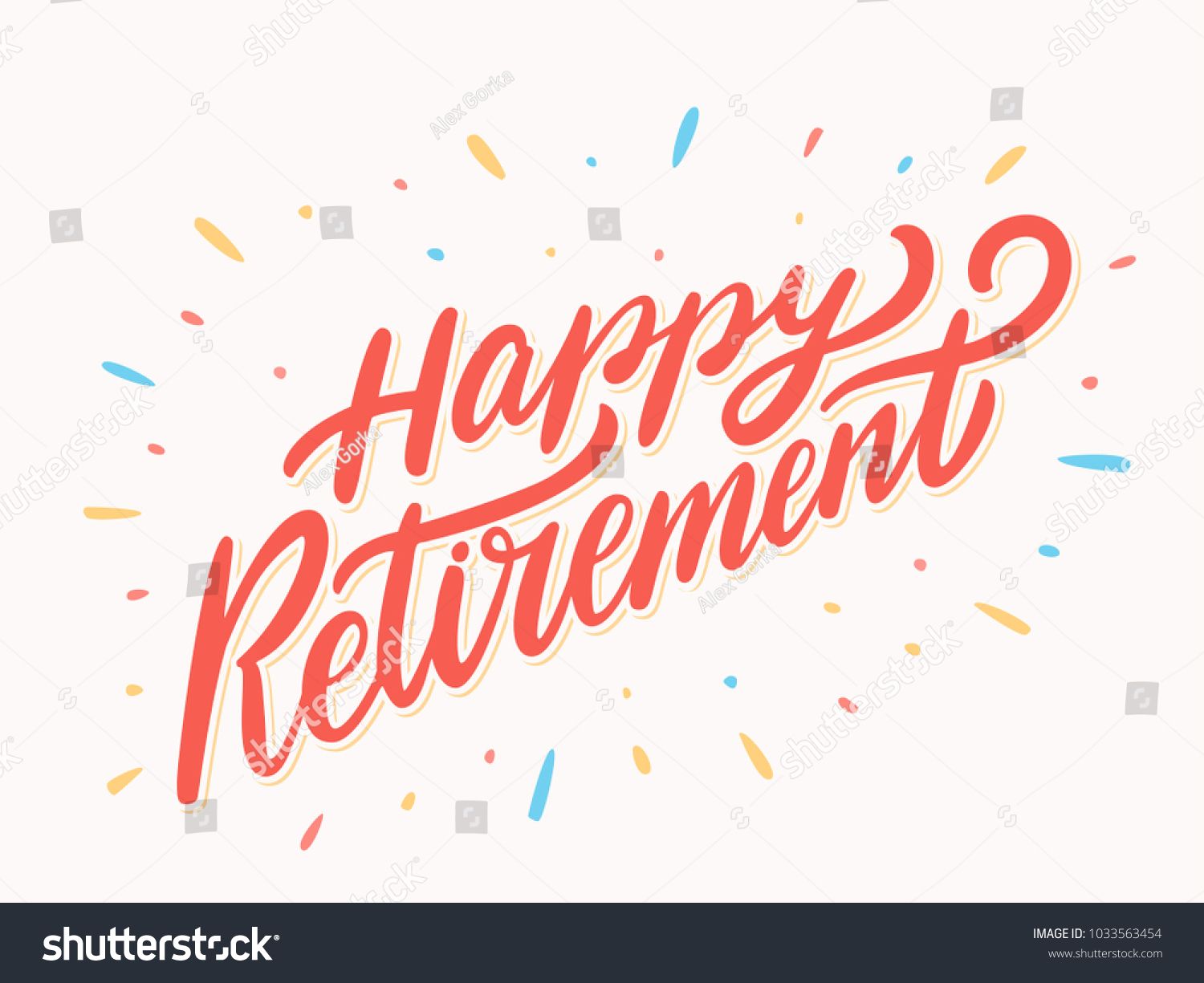 1500x1225 Happy Retirement Vector Lettering Retirement Happy Lettering