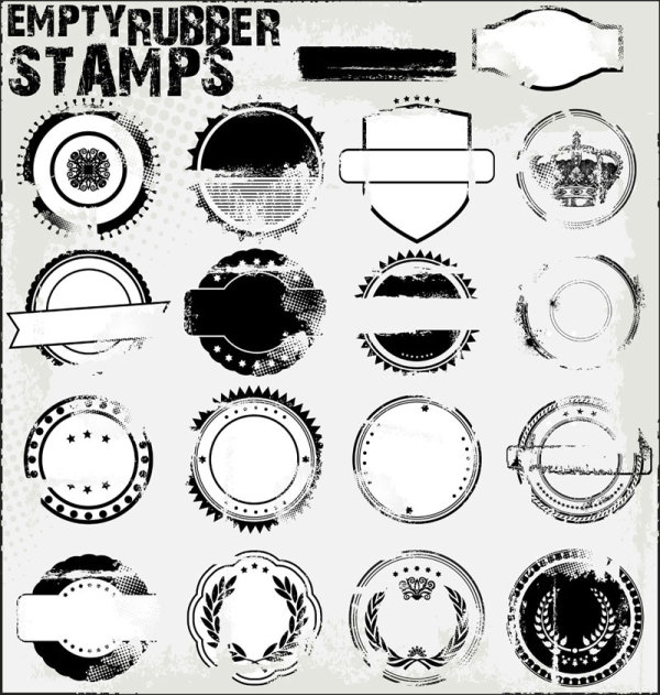 600x631 Designer Retro Badge Prints Vector Vector