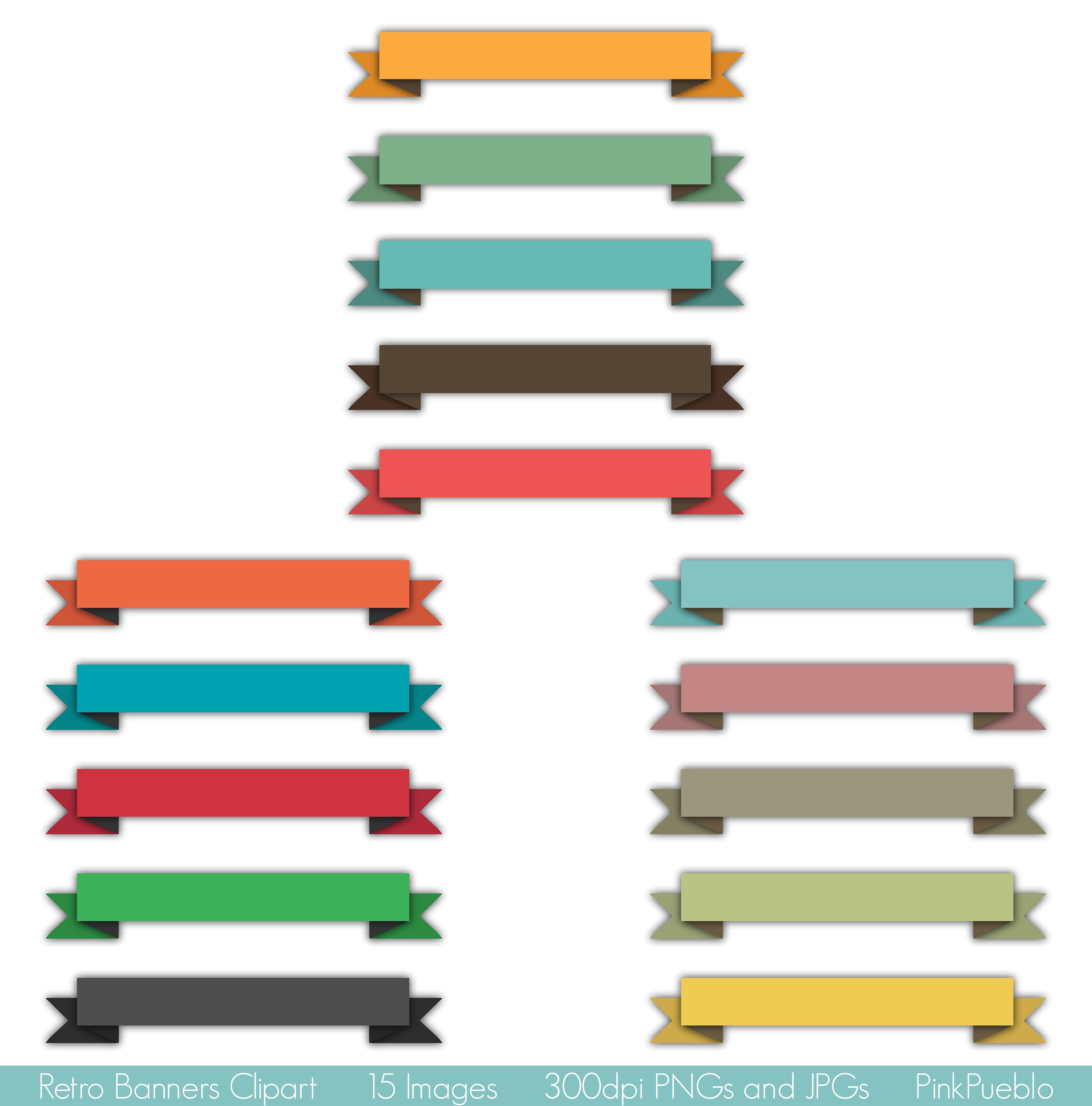 5408x5475 Retro Banners Vectors And Clipart