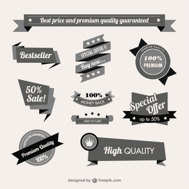 626x625 Vintage Quality Guaranteed Banner Vector Free Download