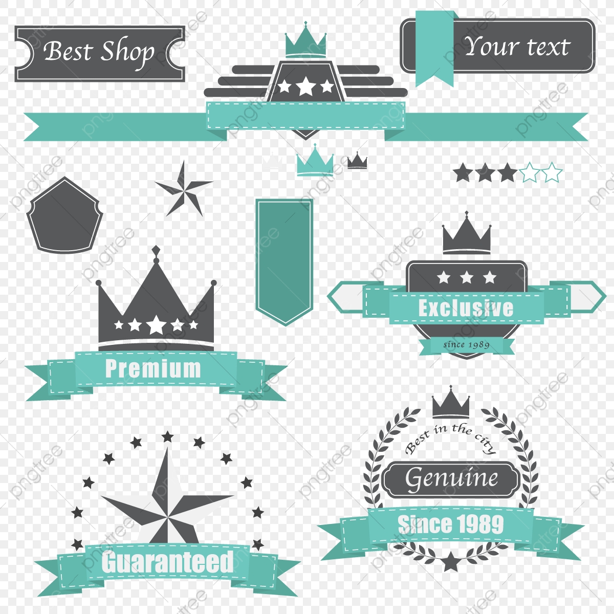 1200x1200 Green Retro Labels And Bannes, Green, Retro, Banner Png And Vector