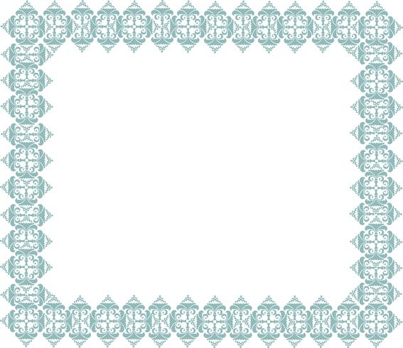 567x490 Frame In Doodle Style Retro Border