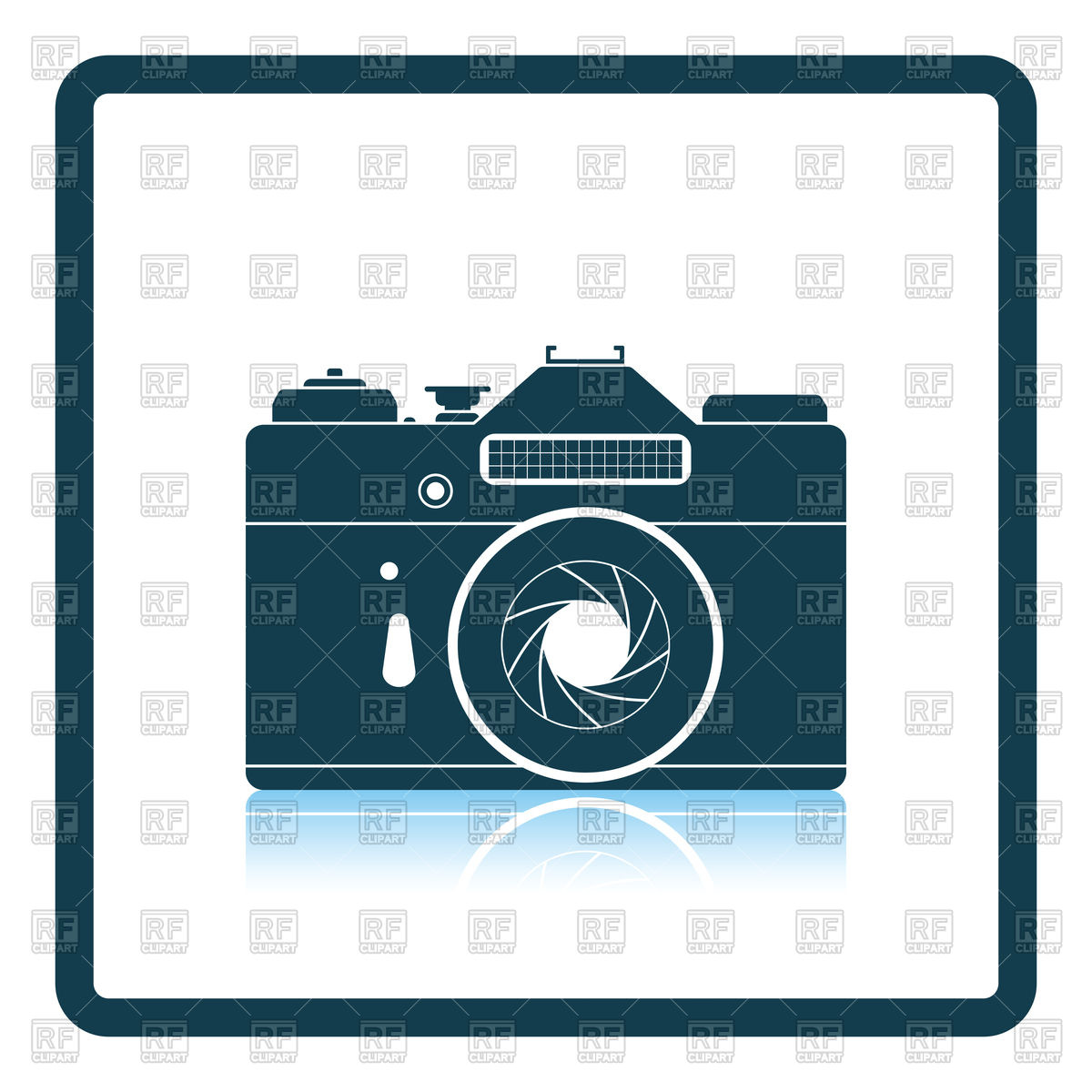 Icon Of Retro Film Photo Camera Vector Image Of Icons And Emblems 1200x1200 Icon Of Retro Film Photo Camera Vector Image Of Icons And Emblems