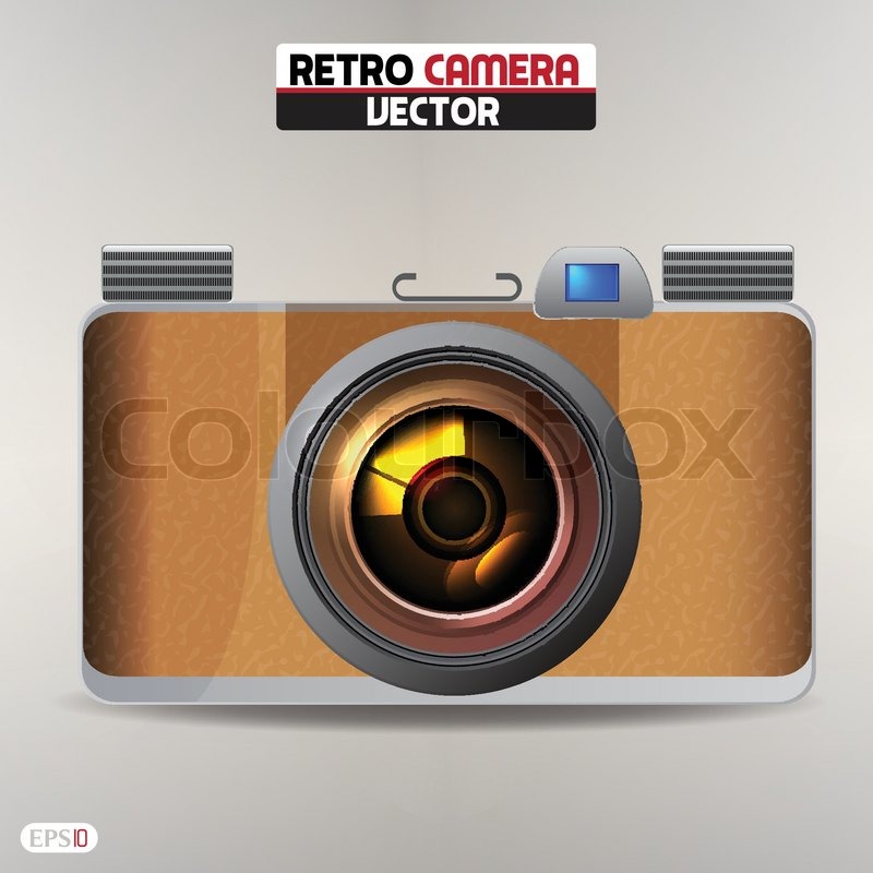 Retro Camera Vector Illustration Vector Colourbox 800x800 Retro Camera Vector Illustration Vector Colourbox