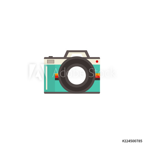Camera Vector Icon, Retro Camera 500x500 Camera Vector Icon, Retro Camera