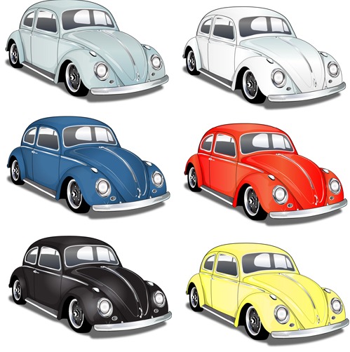 499x502 Gray Retro Car Vector Free Vectors Ui Download