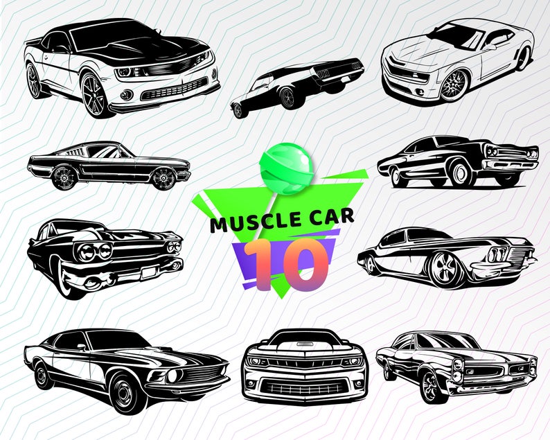 794x635 Muscle Car Sports Car Retro Car Ford Car Etsy