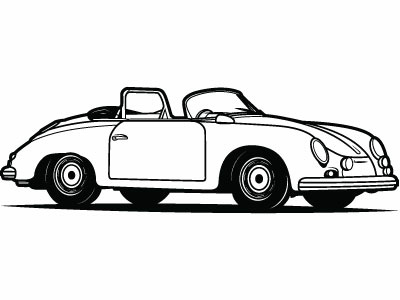 Retro Car Vector at Vectorified.com | Collection of Retro Car Vector ...