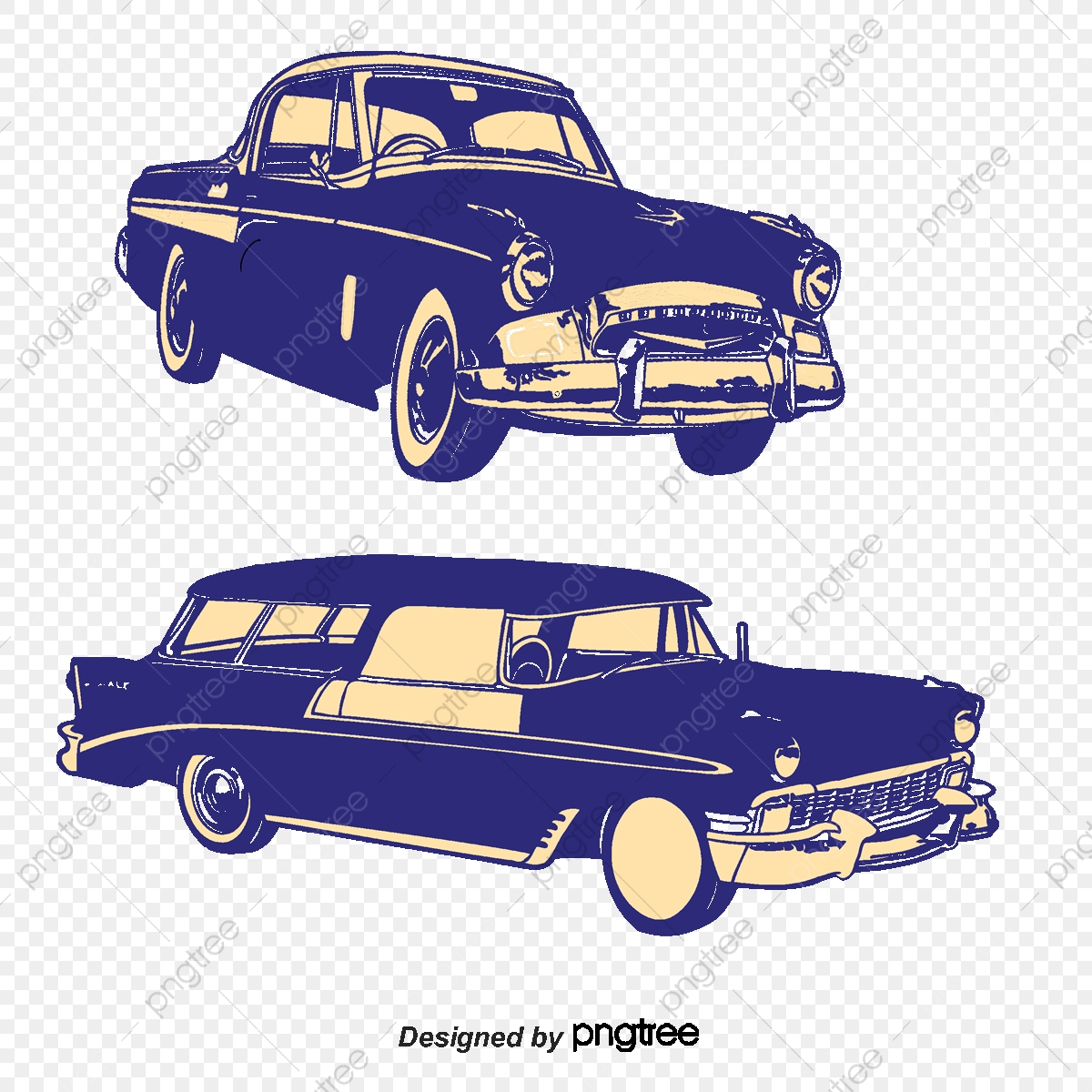 1200x1200 Vector Retro Car, Retro Vector, Car Vector, Blue Png And Vector