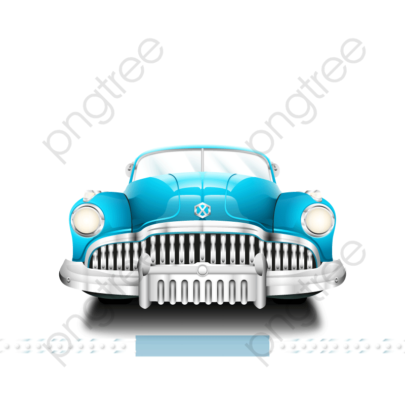 800x800 Car Retro Car Blue Car Classic Cars Vector, Car Vector, Retro