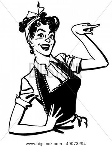 360x470 Housewife Drawing Pointing Housewife
