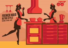 286x200 Retro Woman Free Vector Art