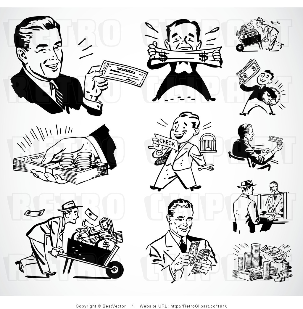 1024x1044 Retro Clipart Vector