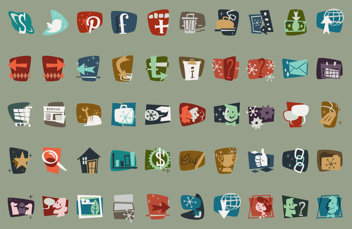 1200x780 Retro And Vintage Vector Graphics