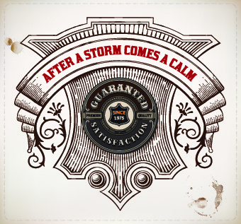 340x317 Free Vintage Label Vector Free Vector Download