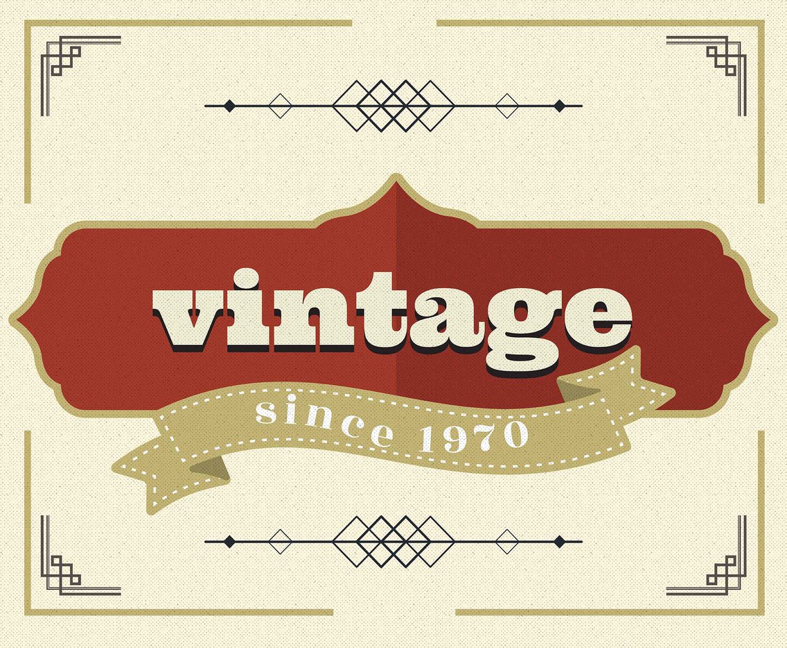 1136x936 White Vintage Labels Vector Vector Art Graphics