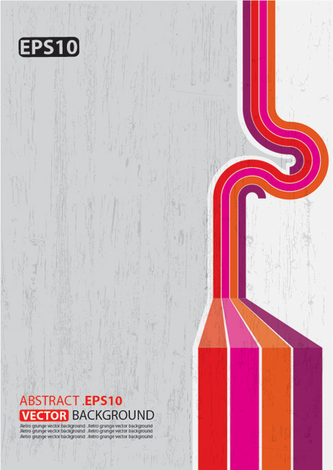 Retro Lines Background 468x660 Retro Lines Background