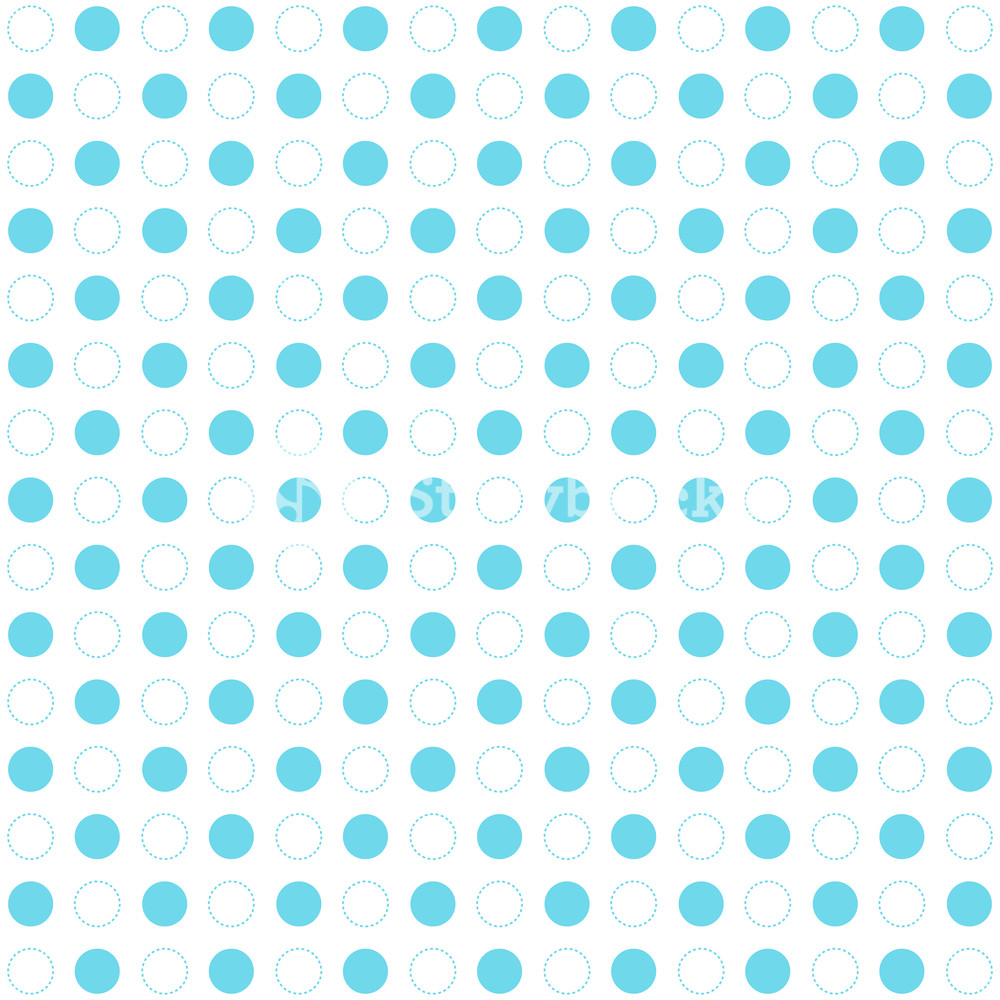 Blue Polka Dots Seamless Pattern On White Background Retro 1000x1000 Blue Polka Dots Seamless Pattern On White Background Retro