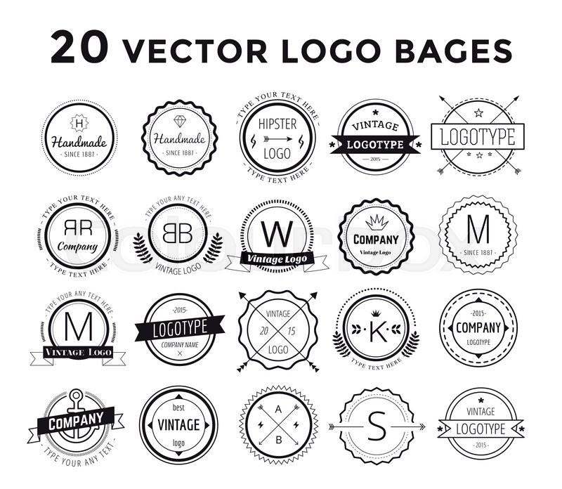 800x696 Massive Logo Set Bundle Vector Logo Stock Vector Colourbox