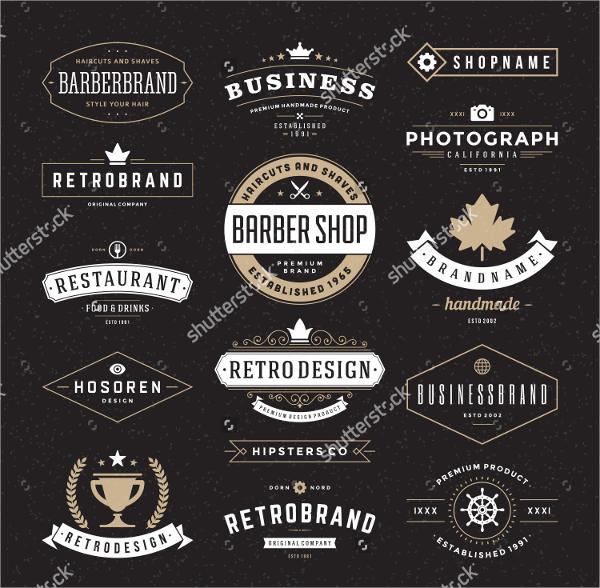 600x588 Retro Logos,free Vector Format Download Free
