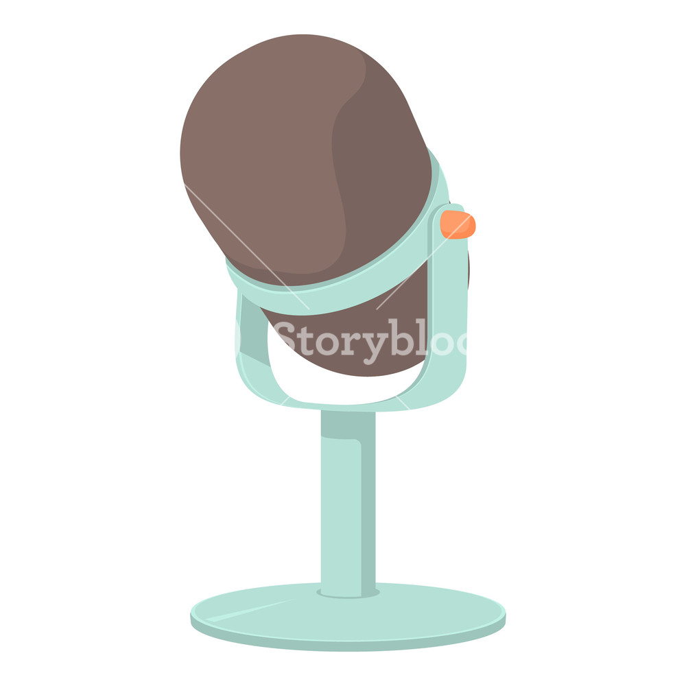 1000x1000 Retro Microphone Icon Cartoon Illustration Of Retro Microphone