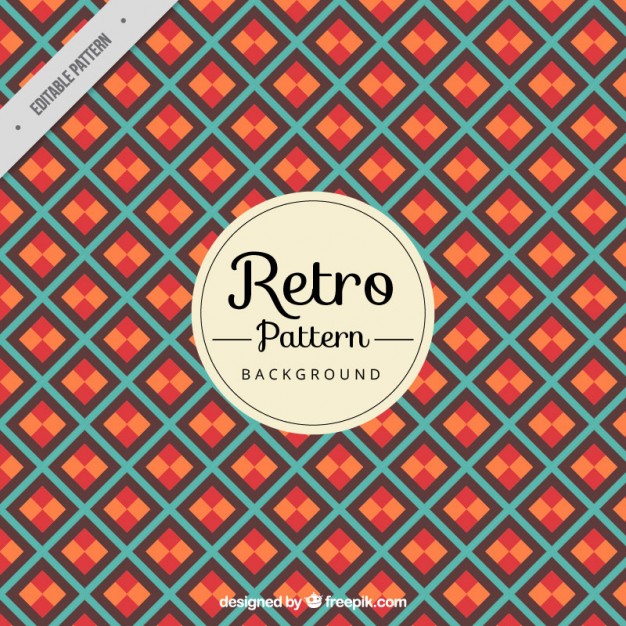 Retro Pattern Background With Diamonds Vector Free Download 626x626 Retro Pattern Background With Diamonds Vector Free Download