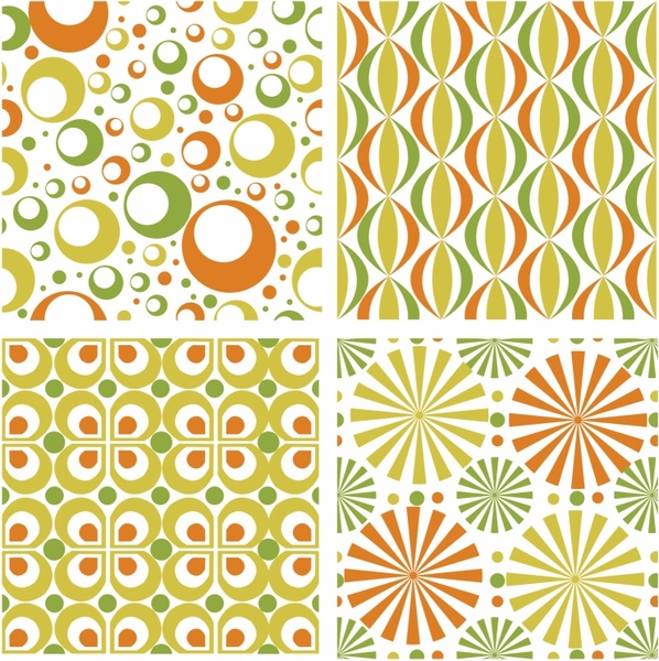 Seamless Retro Patterns Free Vector In Adobe Illustrator 598x600 Seamless Retro Patterns Free Vector In Adobe Illustrator