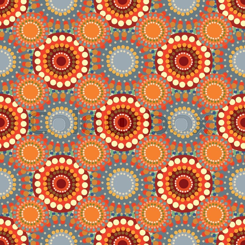 Seamless Vintage Retro Pattern Orange Stock Vector Colourbox 800x800 Seamless Vintage Retro Pattern Orange Stock Vector Colourbox