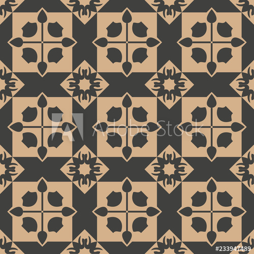 Vector Damask Seamless Retro Pattern Background Square Geometry 500x500 Vector Damask Seamless Retro Pattern Background Square Geometry
