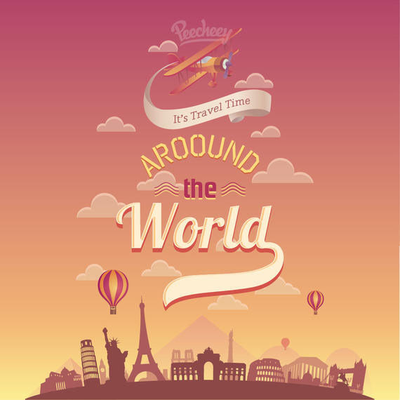 570x570 Travel Around The World Retro Poster