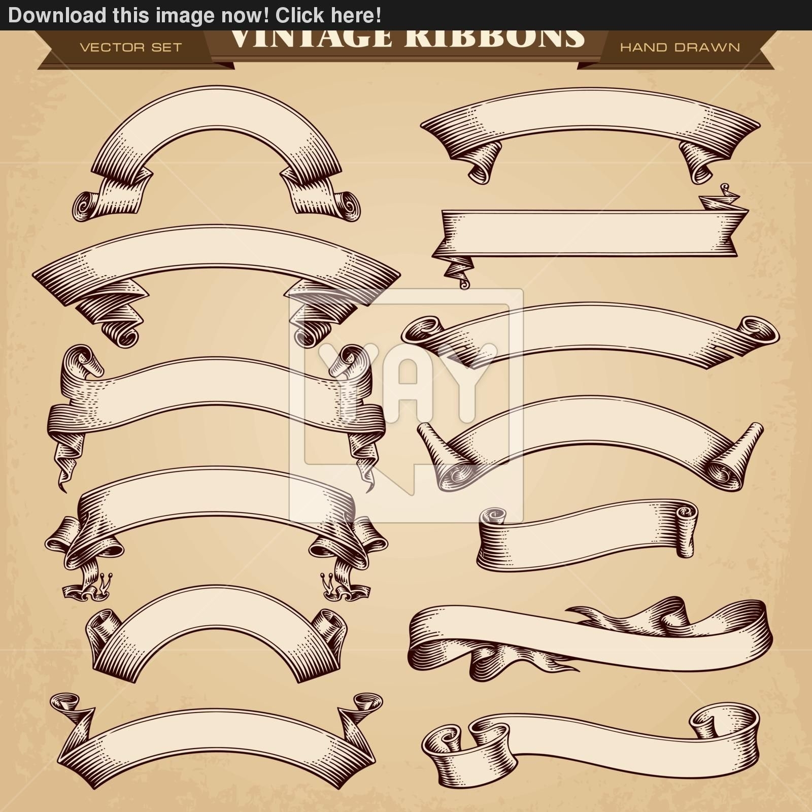 1600x1600 Retro Ribbon Banner Vector Website Templates