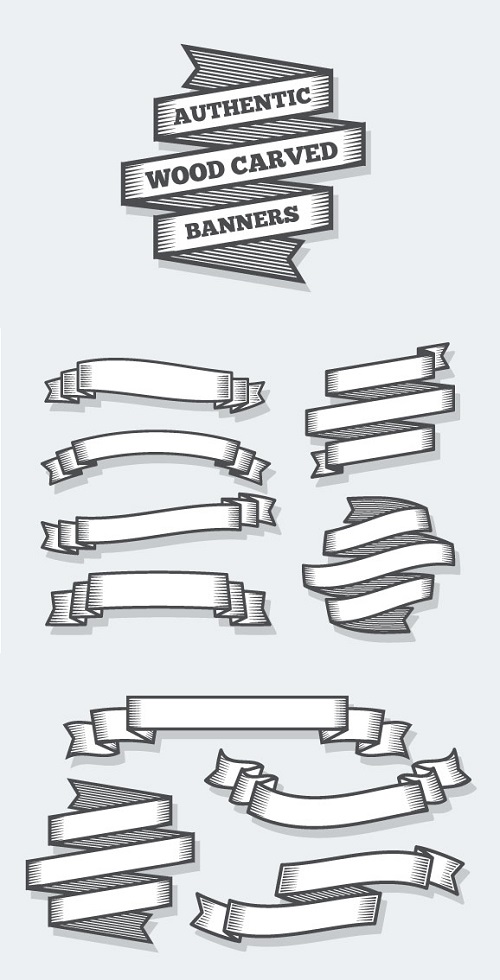 500x980 Retro Ribbon Banner Vector Design Over Millions Vectors, Stock