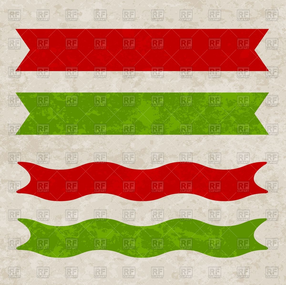 1200x1197 Grunge Retro Ribbons Or Banners Vector Image Of Borders And Frames